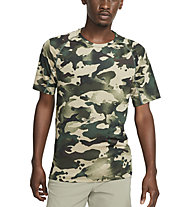 Nike Pro M's Short-Sleeve Camo - Trainingshirt - Herren, Black/Green