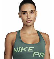 Nike Pro Swoosh W - Sport-BH leichter Halt  - Damen , Green