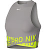 Nike Pro W Tank - top fitness - donna, Grey