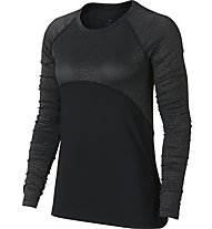 Nike Pro Warm - maglia a maniche lunghe - donna, Black