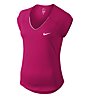 Nike Pure Top - T-shirt tennis donna, Fuchsia