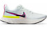 Nike React Infinity Run Flyknit 2 - Neutrallaufschuh - Damen, White/Pink