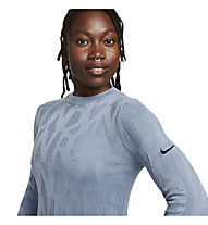 Nike Run Division - maglia running maniche lunghe - donna, Light Blue