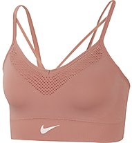 Nike Seamless Light Support - reggiseno sportivo a sostegno leggero - donna, Pink