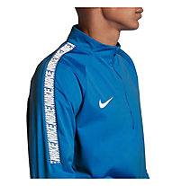 Nike Shield Squad Football Drill - felpa con zip calcio - uomo, Blue
