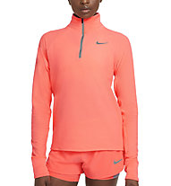 Nike Sphere 1/2-Zip Running - felpa running - donna, Orange