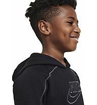 Nike Sportswear - felpa con cappuccio - ragazzo, Black