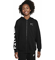 Nike Sportswear Air Club Fleece J - giacca della tuta - ragazza, Black