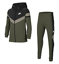 Nike NSW Big Kids' - Trainingsanzug - Kinder, Green/Black