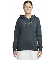 Nike Sportswear Club Fleece Premium Essential W - felpa con cappuccio - donna, Green