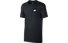 Nike Sportswear - T-Shirt fitness - uomo, Black/Black/White