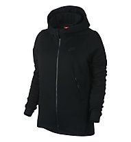 Nike Sportswear Tech Fleece Hoodie - giacca fitness con cappuccio - donna, Black