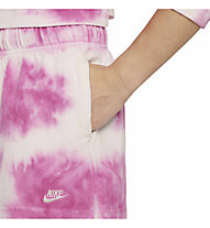 Nike Sportswear Wash Big J - pantaloni fitness - ragazza, White/Pink