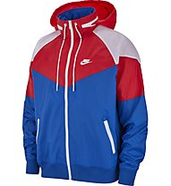 Nike Sportswear Windrunner Hooded - Windjacke - Herren, Red/Blue/White