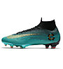 Nike Superfly 6 Elite CR7 (FG) - scarpe da calcio per terreni compatti, Turquoise/Black