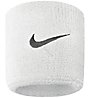 Nike Swoosh - polsini tergisudore, White/Black