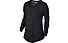 Nike T2 Women's maglietta manica lunga, Black/Black/Black