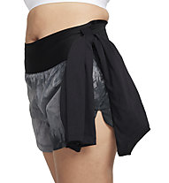 Nike Trail Repel W - pantaloni corti trailrunning - donna, Black/Grey