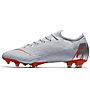 Nike Vapor 12 Elite FG - scarpe da calcio terreni compatti, Grey/Orange