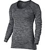 Nike Dri-FIT Knit W - langärmliges Runningshirt - Damen, Black