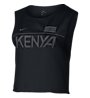 Nike Dry Top SS Energy Kenya - canotta running donna, Black