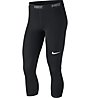 Nike Victory Baselayer Capri W - pantaloni fitness 3/4 - donna, Black