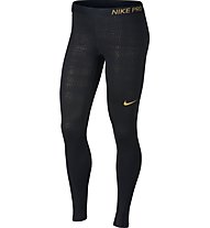 Nike Pro Tight Dots - Trainingshose - Damen, Black