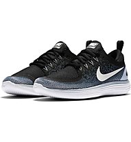 Nike Free Run Distance 2 W - scarpe running neutre - donna, Black/White