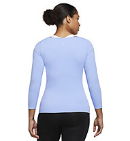 Nike Yoga Luxe Long-Sleeve - Langarmshirt - Damen , Blue