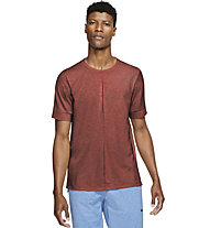 Nike Yoga M's - T-shirt - uomo, Dark Red 