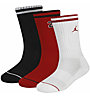 Nike Jordan Varsity Jersey 3 Pk - kurze Socken - Kinder, Black/Red/White