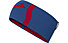 Norrona /29 Mega Logo - fascia paraorecchie, Light Blue/Red