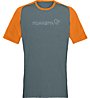 Norrona Equaliser Lightweight - Herren-T-Shirt, Green/Orange