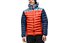 Norrona Lyngen down850 Hood - giacca piumino - uomo, Red/Blue/Light Blue