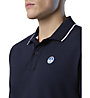 North Sails LS W/Graphic - Poloshirt - Herren, Dark Blue