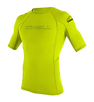 O'Neill Basic Skins S/S Rash Guard - maglia a compressione - bambino, Yellow