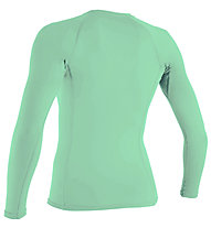 O'Neill Women's Basic L/S Rash Guard - maglia a compressione - donna, Light Green