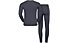 Odlo Set Shirt l/s Pants WARM - Sportunterwäsche-Komplet, Dark Blue