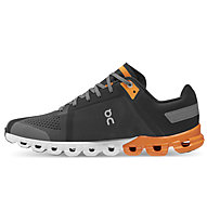 On Cloudflow - scarpe running neutre - uomo, Black/Dark Grey/Orange