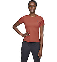 On Performance-T - maglia running - donna, Orange/Red