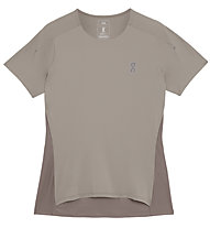 On Performance-T - maglia running - donna, Brown