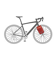 Ortlieb Fork-Pack Plus - borsa bici, Red