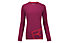 Ortovox 185 Equipment Logo - maglia tecnica a manica lunga - donna, Pink