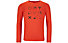 Ortovox 185 Merino Brand Outline M - maglietta tecnica - uomo, Red