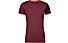 Ortovox 185 Rock'n Wool - maglietta tecnica - donna, Red