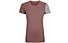 Ortovox 185 Rock'n Wool - maglietta tecnica - donna, Red/Grey