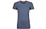 Ortovox 185 Rock'n Wool - maglietta tecnica - donna, Blue/Green