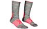 Ortovox Alpinist Mid W - calzini corti - donna, Grey/Pink