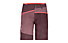 Ortovox Casale W - pantaloni corti arrampicata - donna, Dark Red