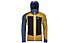 Ortovox Col Becchei - giacca con cappuccio - uomo, Blue/Yellow